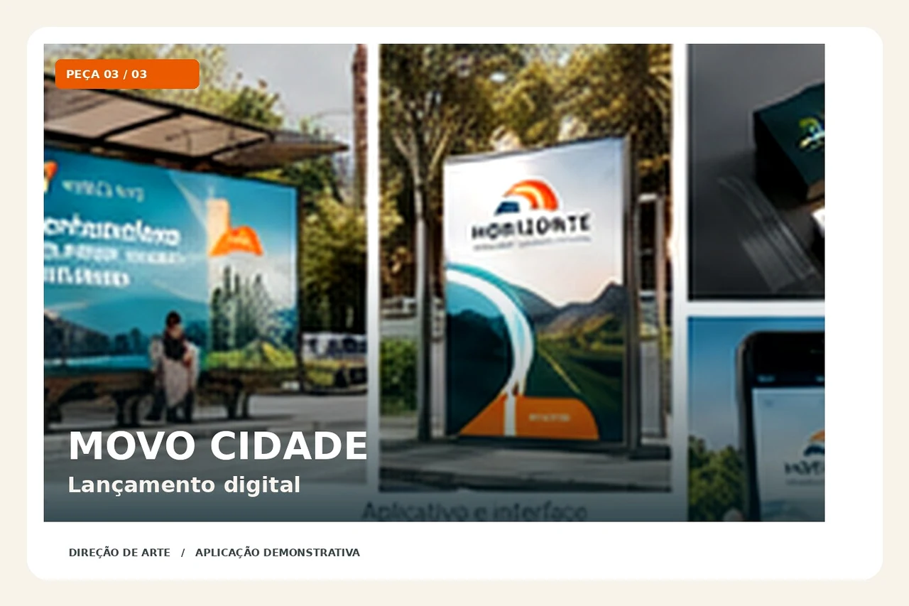 MOVO CIDADE — aplicação visual 2: Publicidade urbana